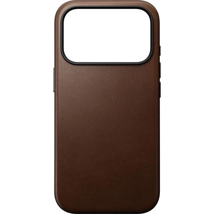 Nomad Modern Lædercover til iPhone 17 Pro, Brun