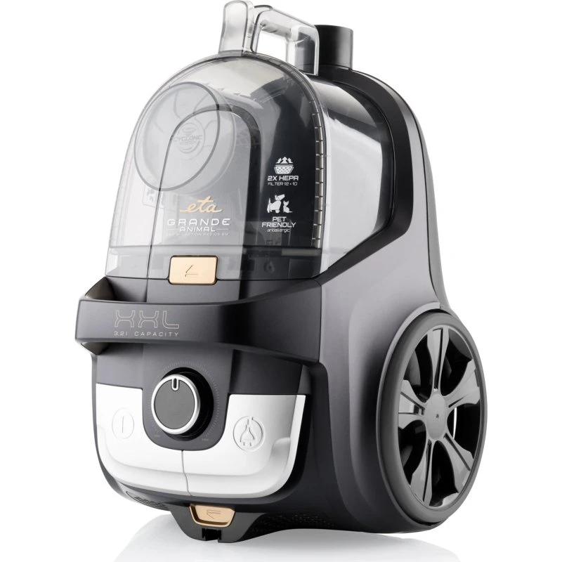 ETA Grande Animal 2223 90000 3,2 l Støvsuger Beholder Sort/Guld