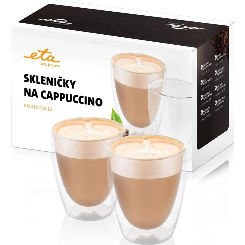 ETA 4181 93010 Cappuccinoglas 240 ml (2 stk)