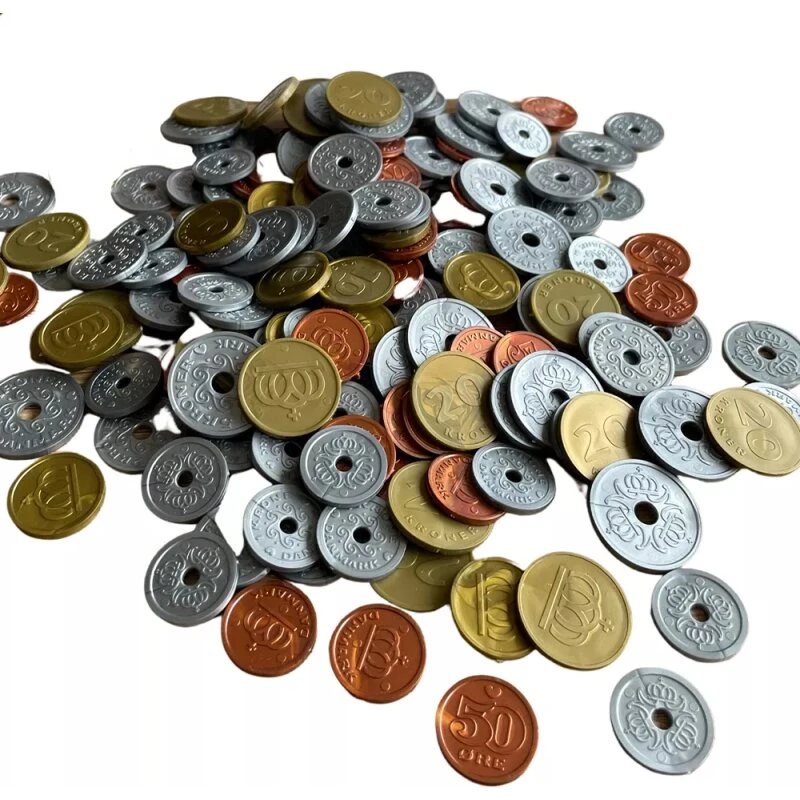 Gonge Legepenge - Mønter blandet