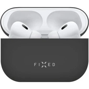 Fixed Silky Silicone Cover til Apple AirPods Pro 2, Sort