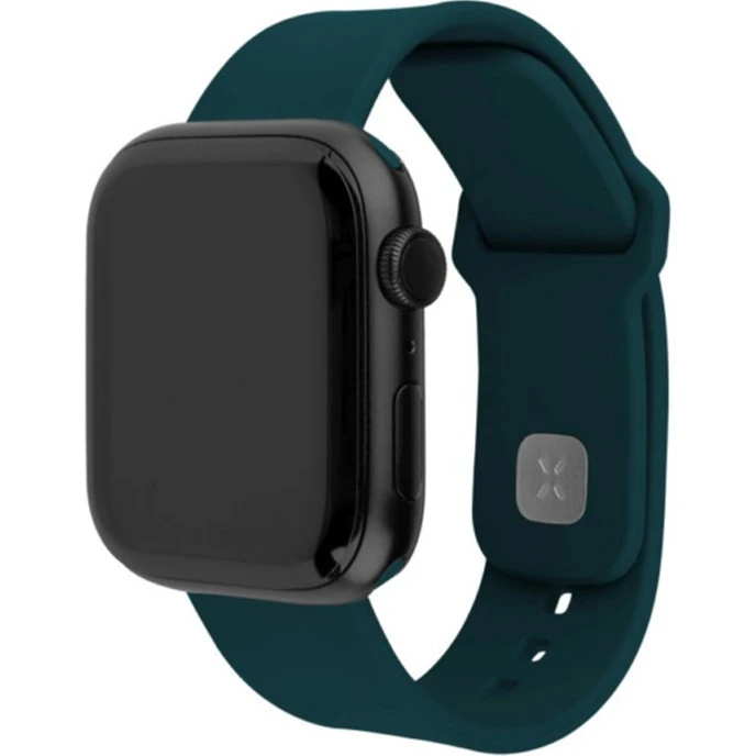 Fixed Mørkegrøn Silicone Sport Strap til Apple Watch 42/44/45/46mm