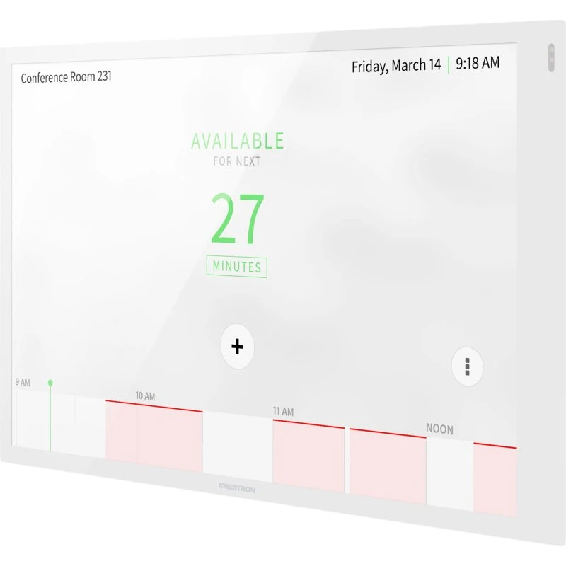 Crestron TSS-1070-W-S Værelsesadministrator, glat hvid