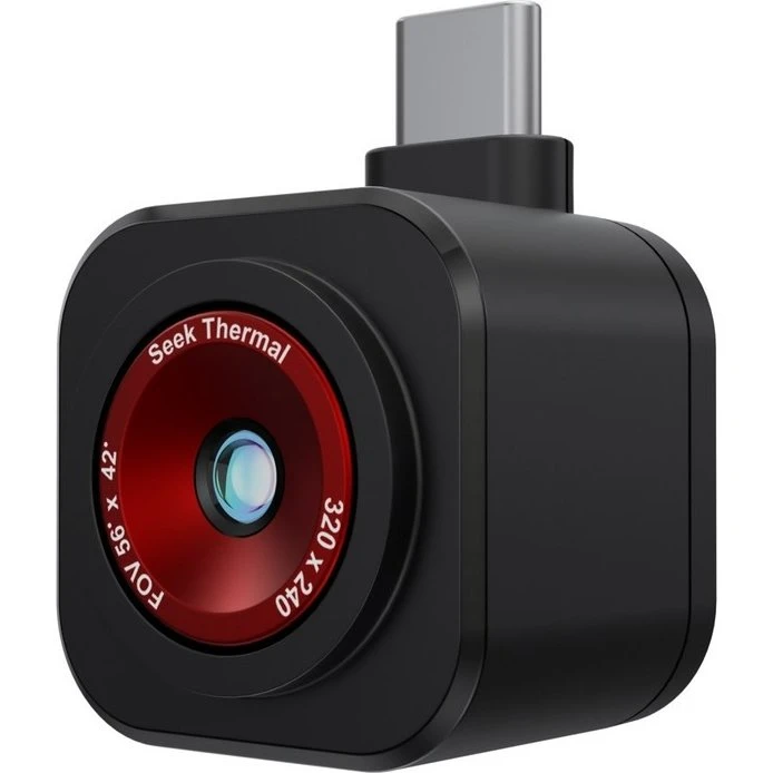 Seek Thermal CQ-ABAX Termisk Kamera, 320x240, USB-C, Sort