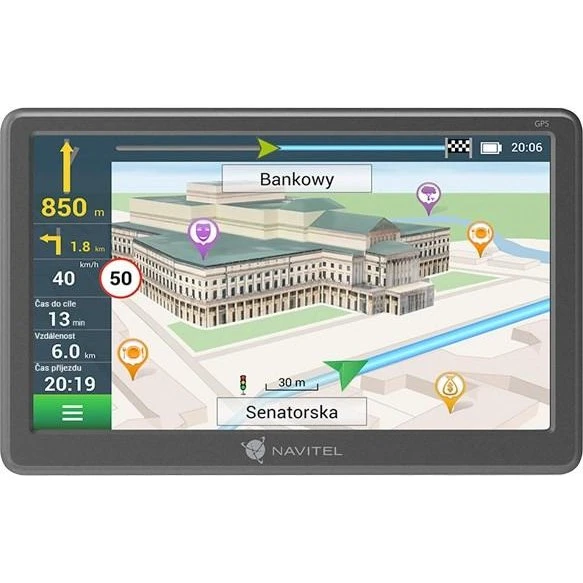 Navitel E707 Magnetic 7" GPS-navigator, sort