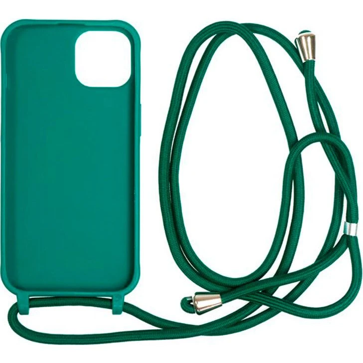 Mobile Origin Lanyard Case, mørkegrøn til iPhone 14