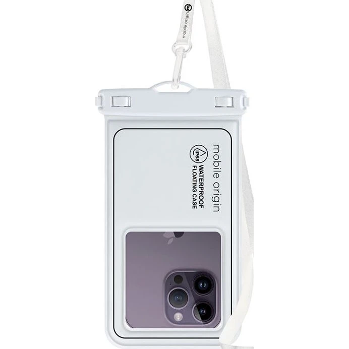 Mobile Origin Vandtæt Flydende Case 6,8" - Hvid/Sort
