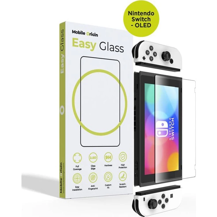 Mobile Origin EasyGlass Skærmbeskyttelse til Nintendo Switch OLED