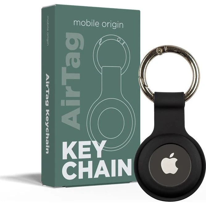 Mobile Origin Airtag Nøglering – Sort