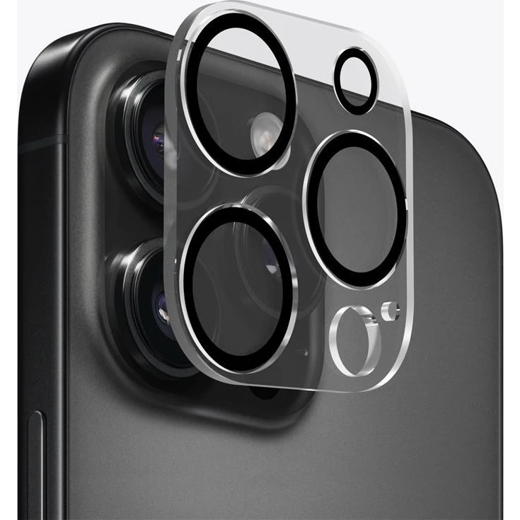 Mobile Origin Easy Kamerabeskyttelse Cover til iPhone 16 Pro/16 Pro Max - Gennemsigtig