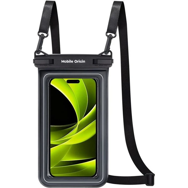 Mobile Origin Vandsikker Flydende Telefonhylster 6-8" Sort/Hvid