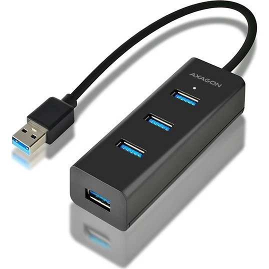 AXAGON HUE-S2B USB 3.0 Hub, 4-port, Sort