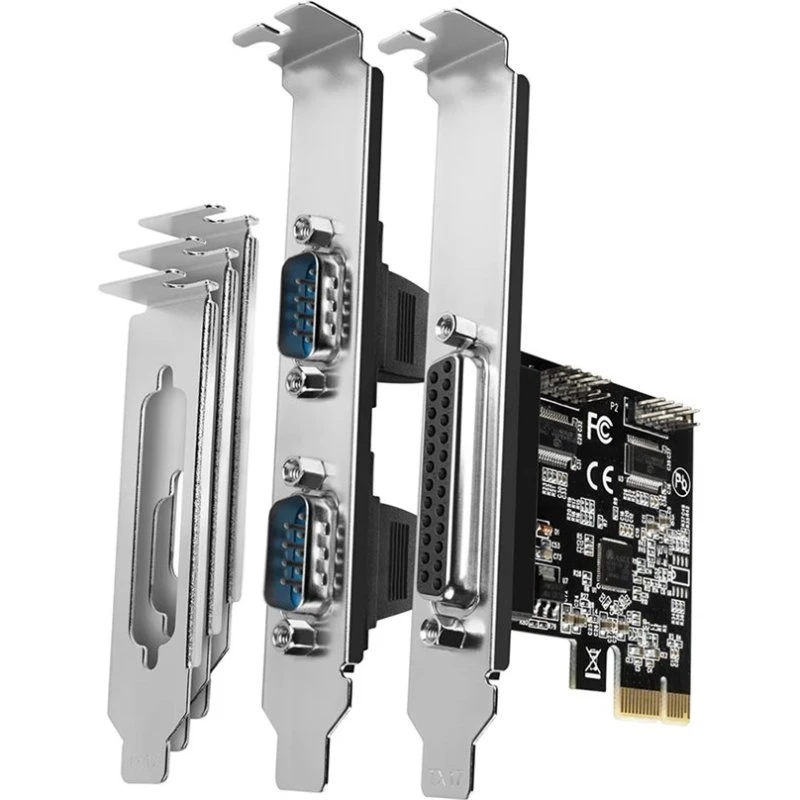 AXAGON PCEA-PSN PCI-Express Kort med 1 Parallel + 2 RS-232 Porte
