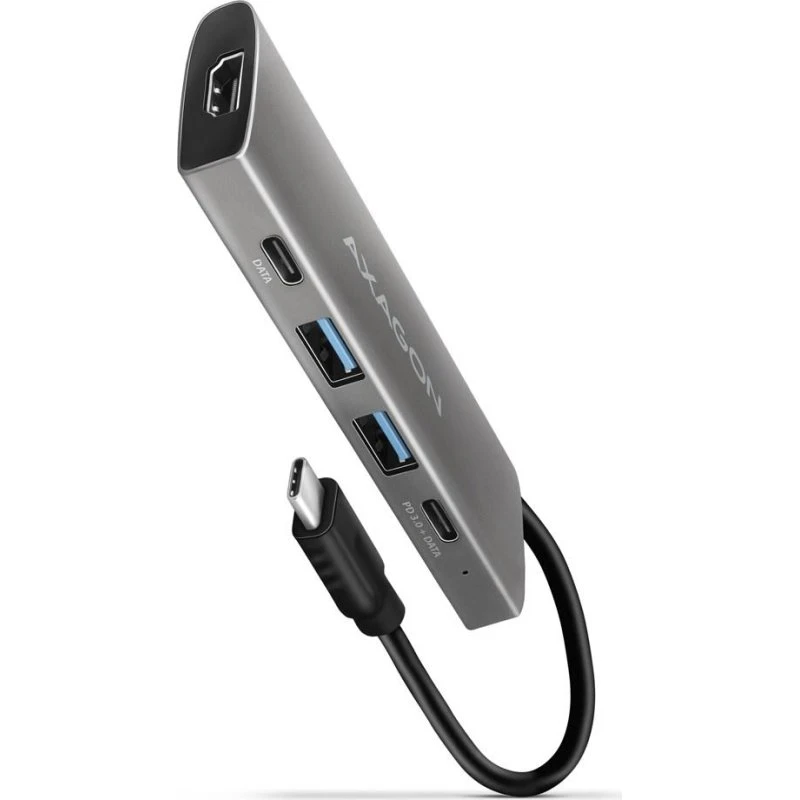 AXAGON HMC-5G21 USB-C Hub 10 Gbps, 2x USB-A, 2x USB-C, HDMI 4K/30 Hz, PD 60 W