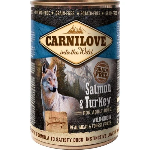 Carnilove Salmon & Turkey for voksne hunde, 400g