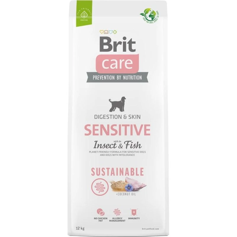 Brit Care Sustainable Sensitive Insect & Fish 12 kg