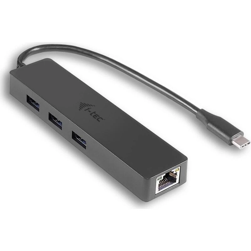 i-Tec C31GL3SLIM USB-C Hub med Ethernet, 3x USB-A