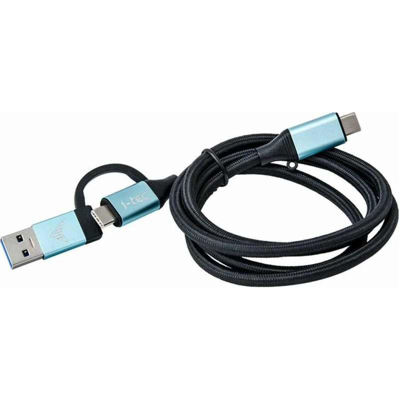 i-Tec USB-C kabel 1 m sort/blå
