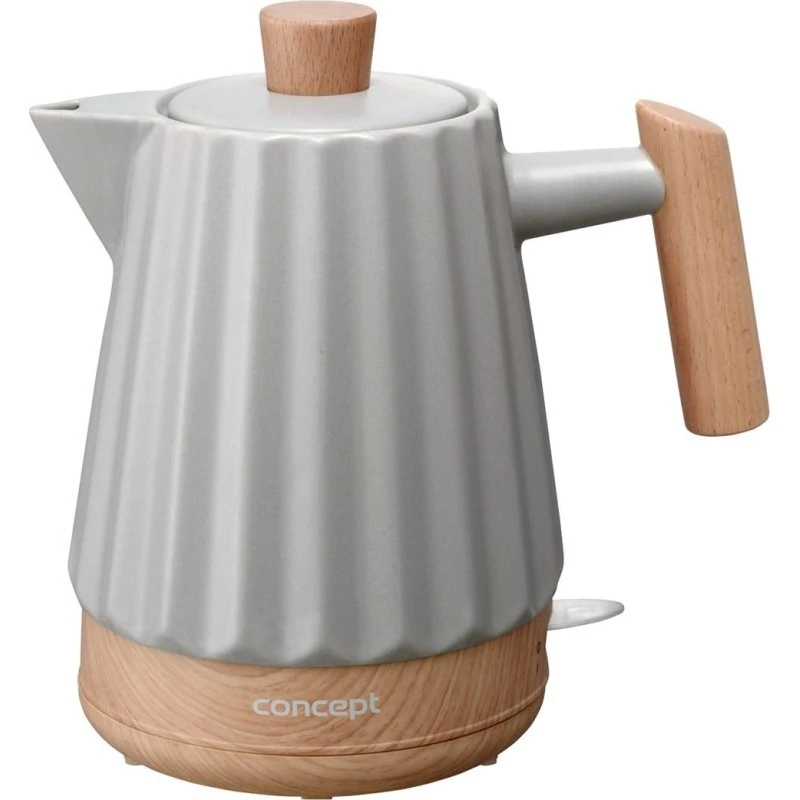 Elkedel CONCEPT keramisk 1,5 L lysegrå