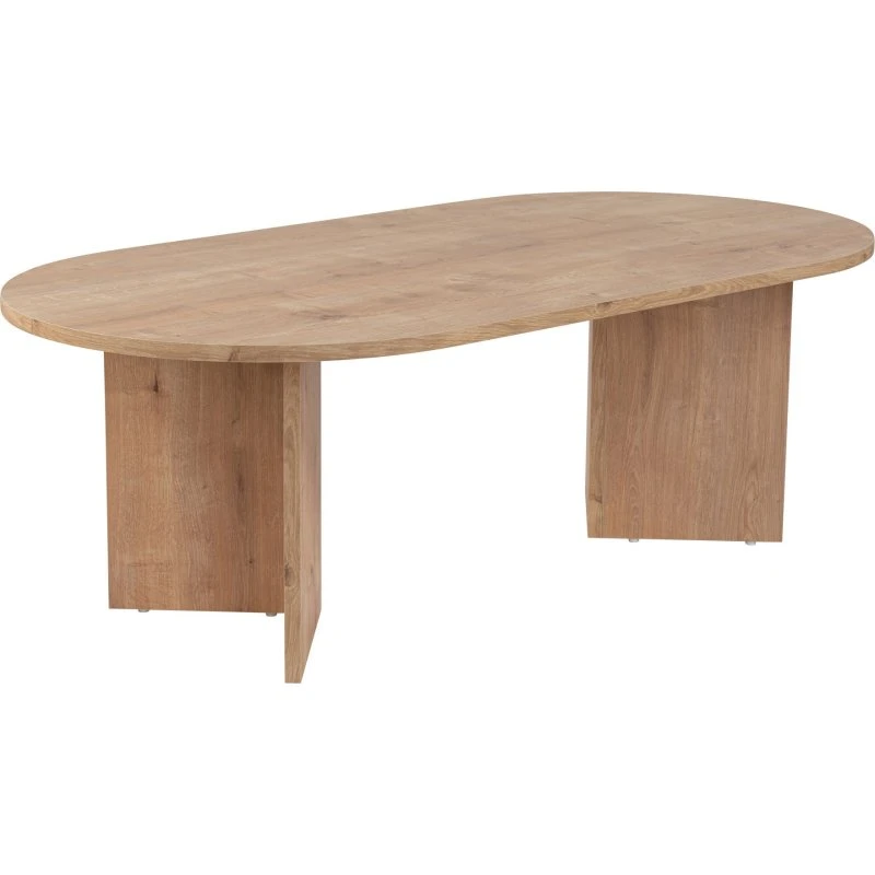 NORDVÄRK Sable oval sofabord, Safir eg, 119x60 cm