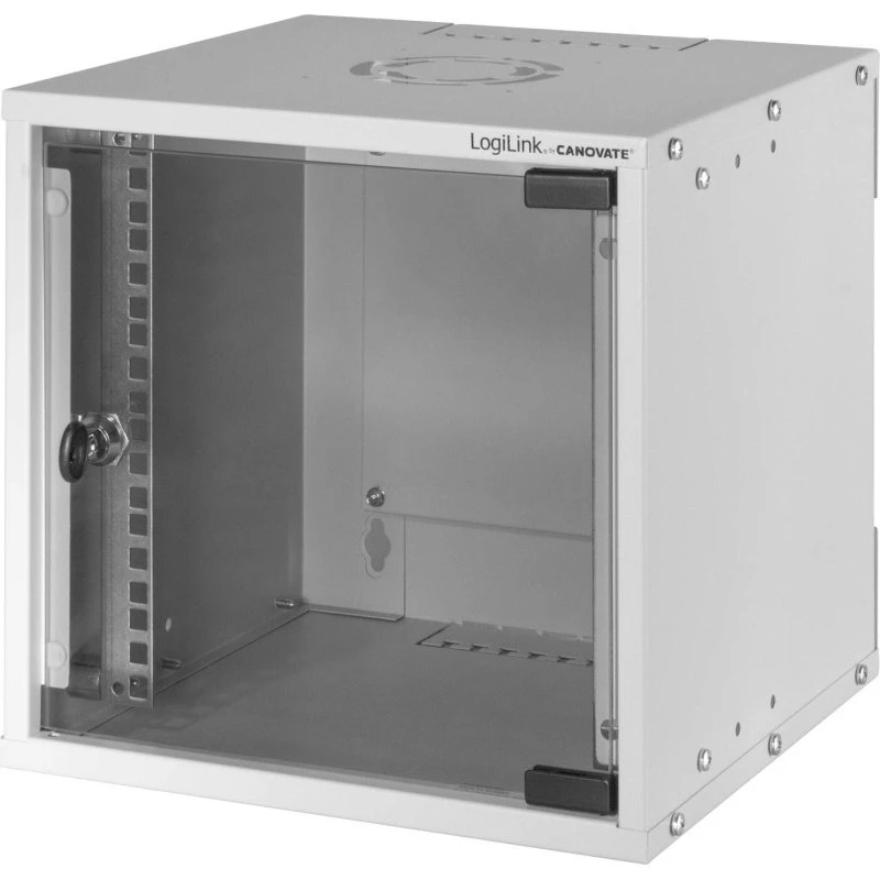 LogiLink W66Z30G 10" Vægskab 6U Grå