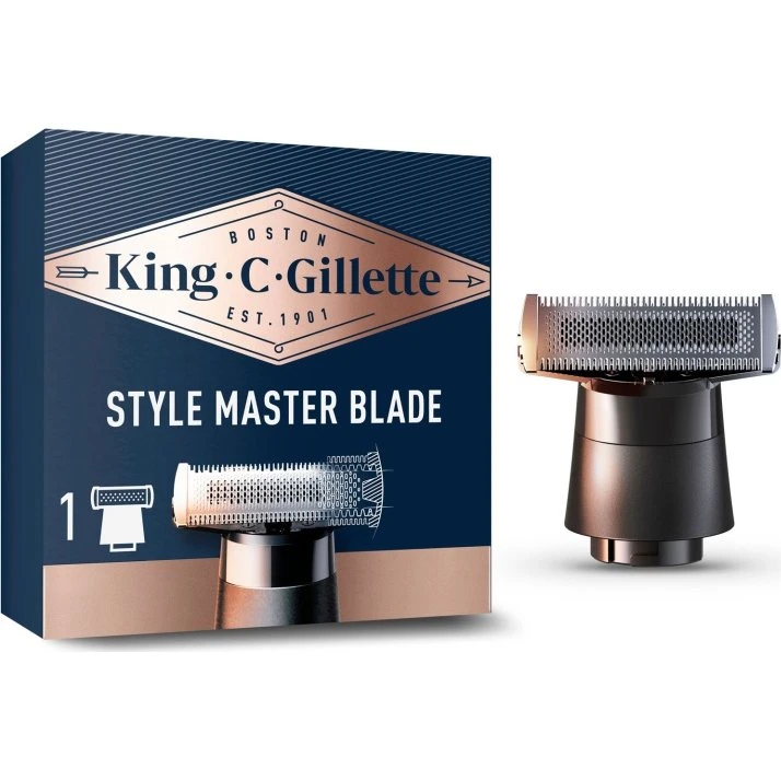 Gillette Style Master XT10 Udskiftningsblad, Sort, 4D, op til 6 måneder