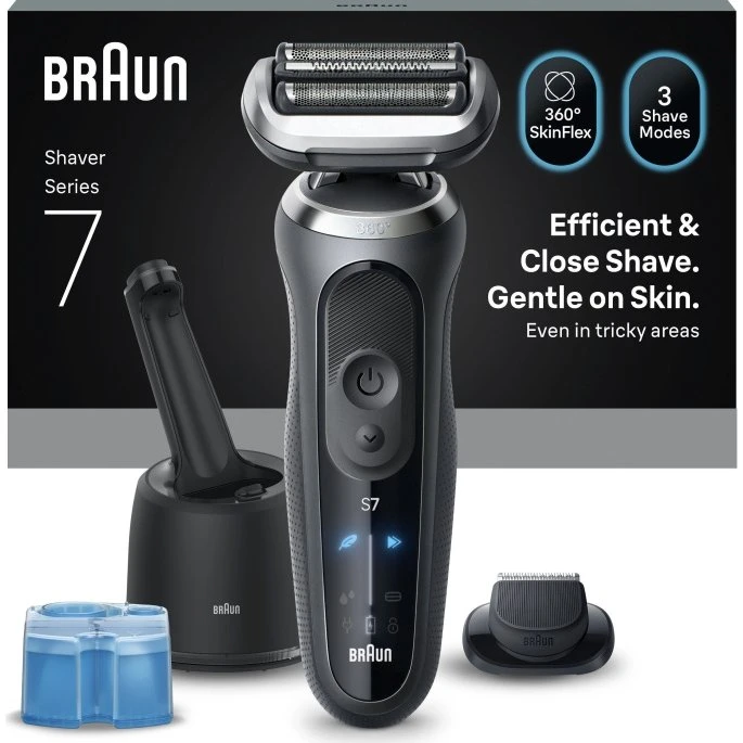 Braun Series 7 72-G7200CC elektrisk barbermaskine - Grå
