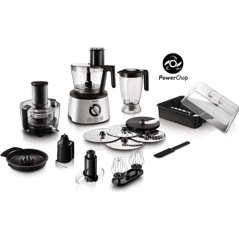 Philips HR7778/00 Foodprocessor 1300W Metal, 3,4 L