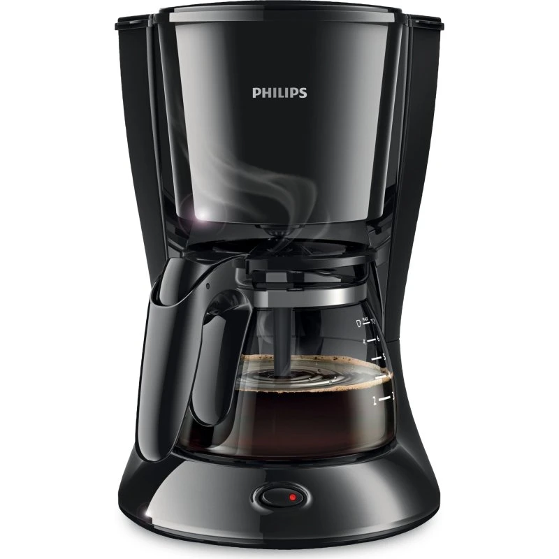 Philips HD7432/20 Sort Kaffemaskine med Glaskande