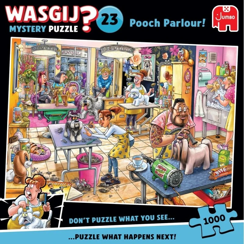 Wasgij Mystery 23 Pooch Parlour 1000 brikker