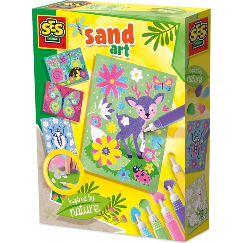 SES Creative Sandkunst Kreasæt - 4+ år - Naturdesign