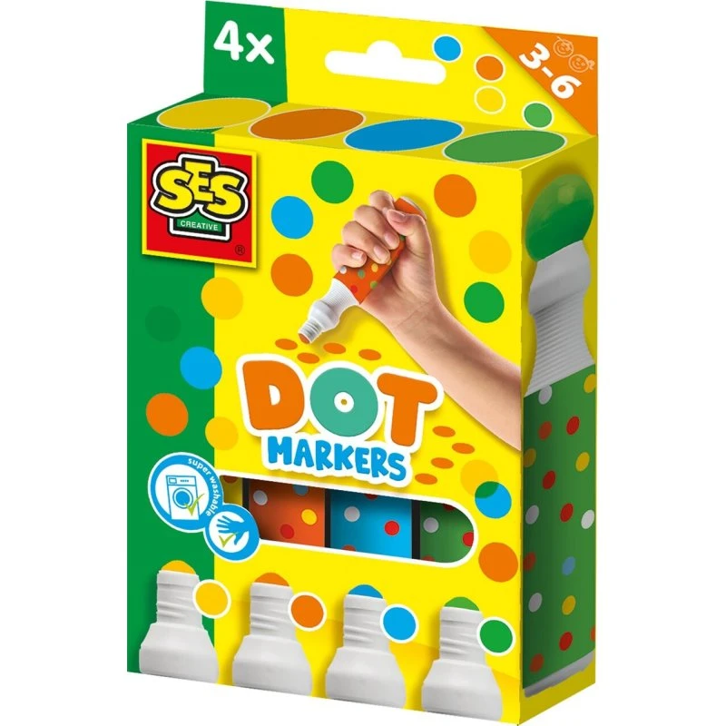 SES Creative XXL Priktusser 4 Farver XXL