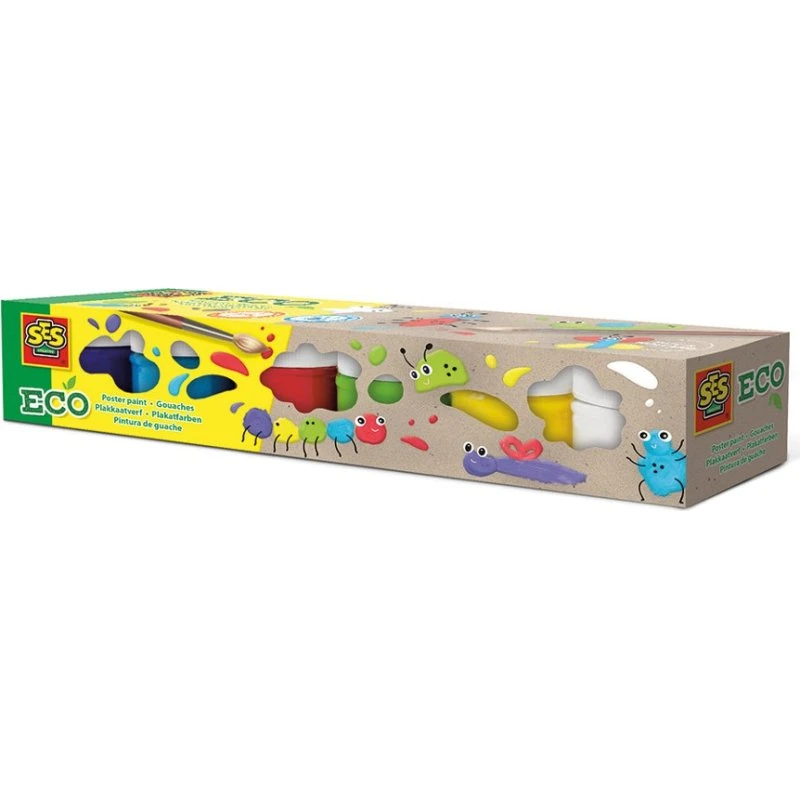 SES Creative Eco Plakatmaling 6 Farver
