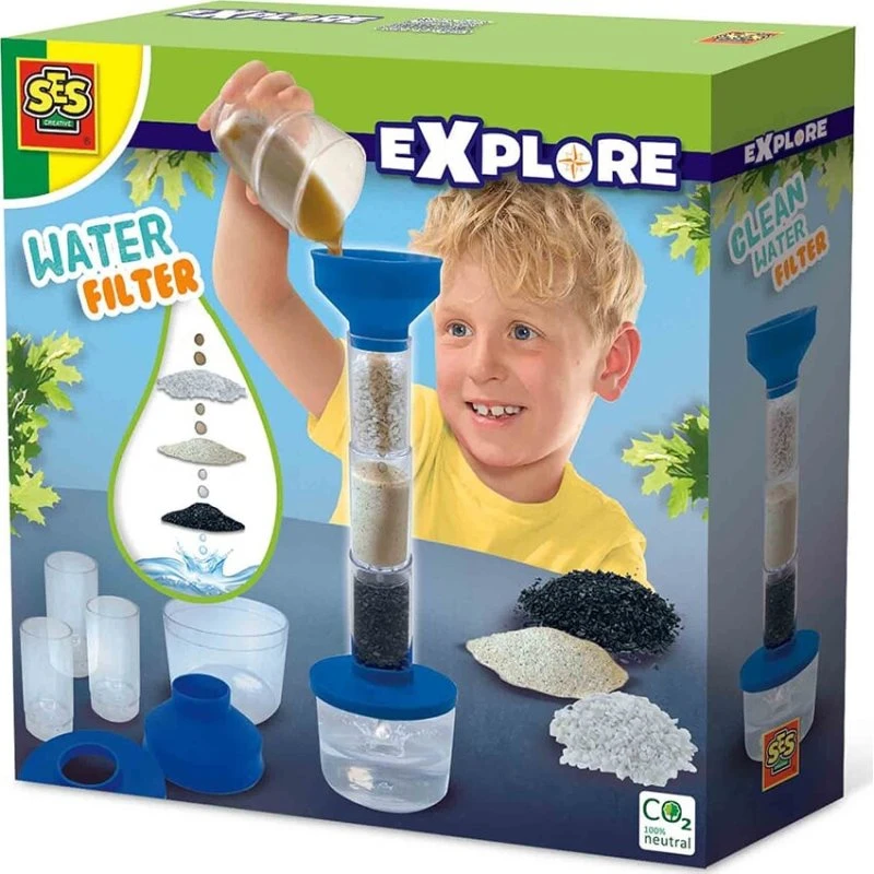SES Creative Explore Clean Water Filter - Vandrensingsfilter Eksperiment 8+