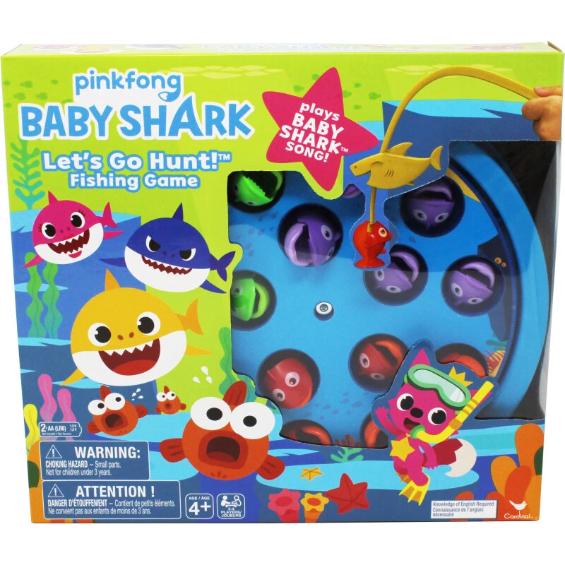 Pinkfong Baby Shark Fiskespil, 4–7 år (2–4 spillere)