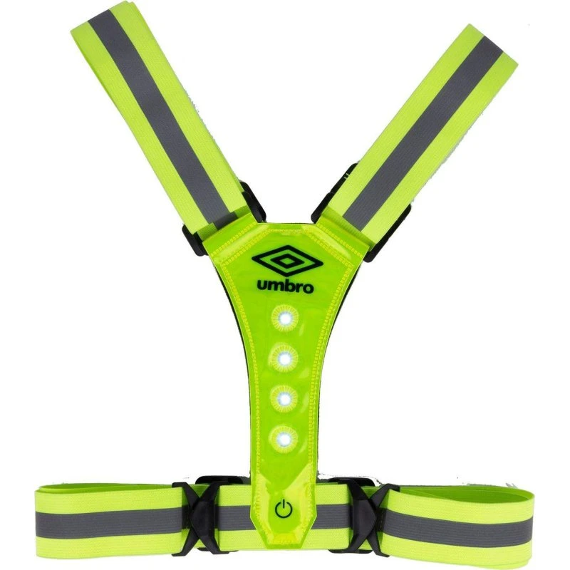 Umbro Refleksvest med LED, Gul, One-Size