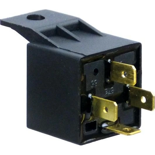 Carpoint Relæ 12V, 30A, sort, 4-pin