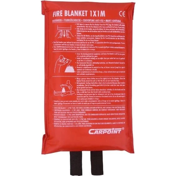 Carpoint 0115001 Ildslukker 1x1m Rød