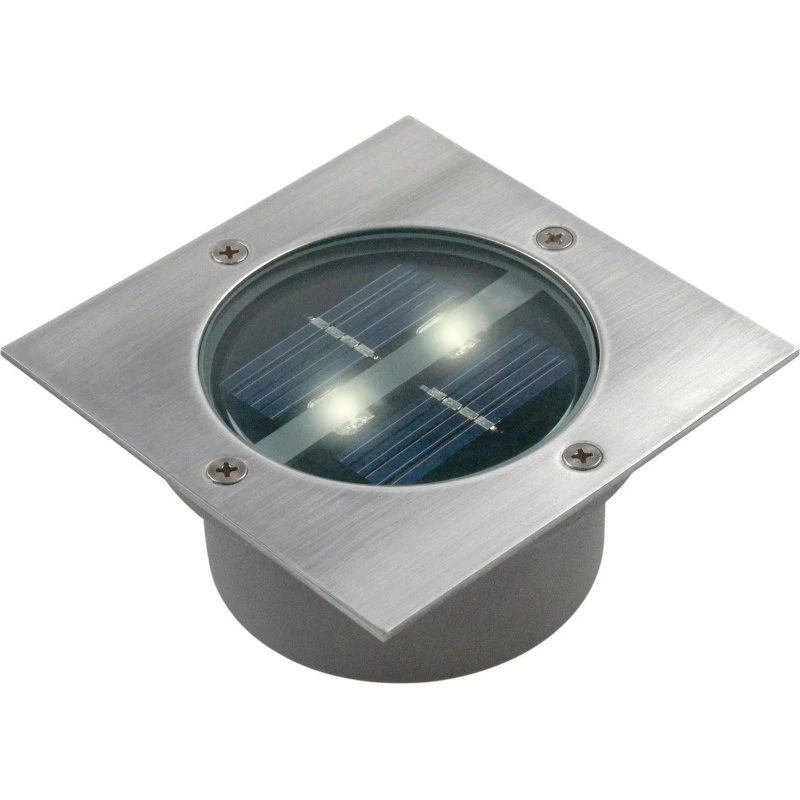 Smartwares Carlo Square Solar Jordbelysning i Rustfrit Stål
