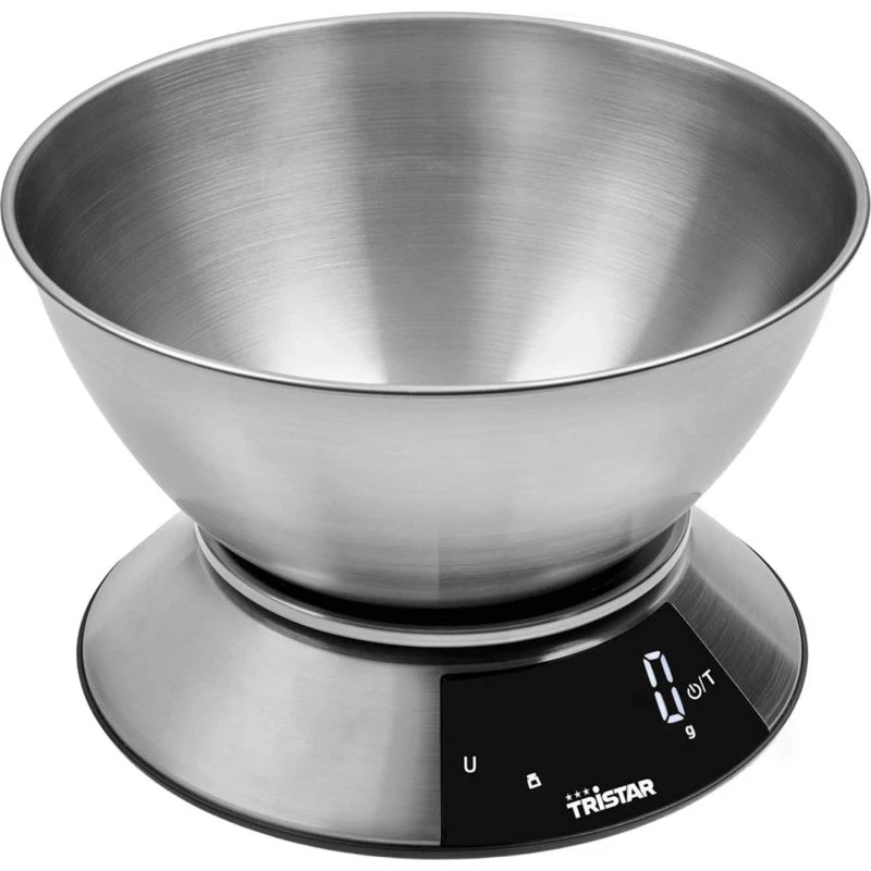 Tristar KW-2453 Digital Køkkenvægt med Skål, 5 kg, 1g Præcision