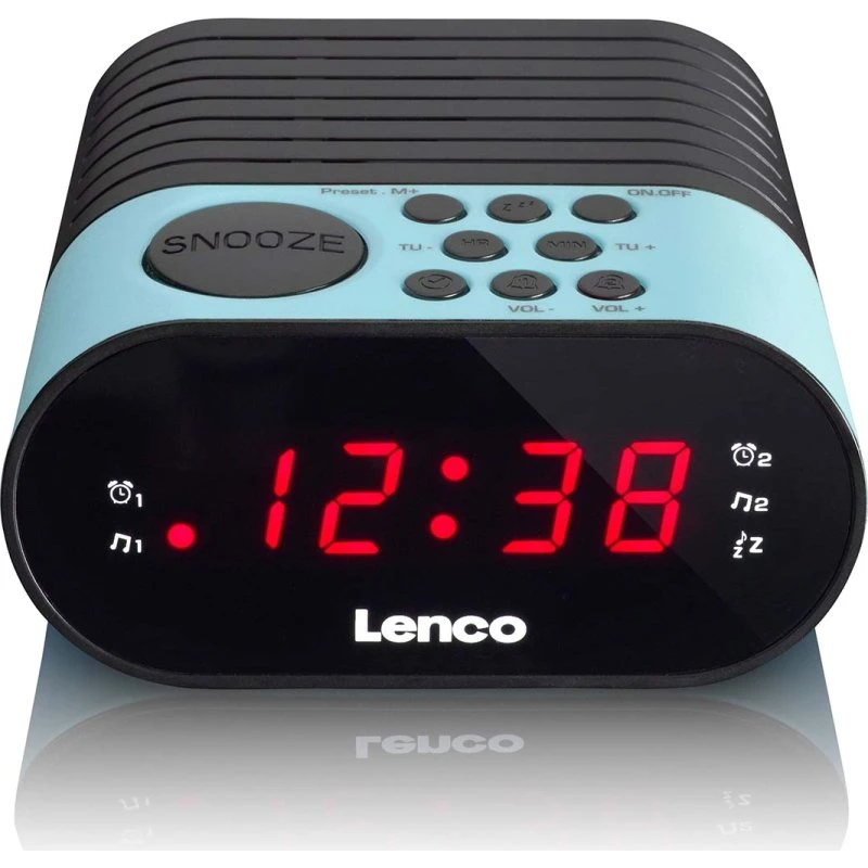 Lenco CR-07 Blue Ur-radio med batteribackup