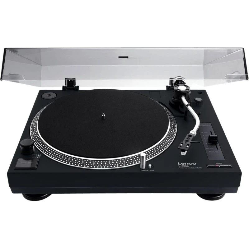 Lenco L-3808 Pladespiller med USB, Sort