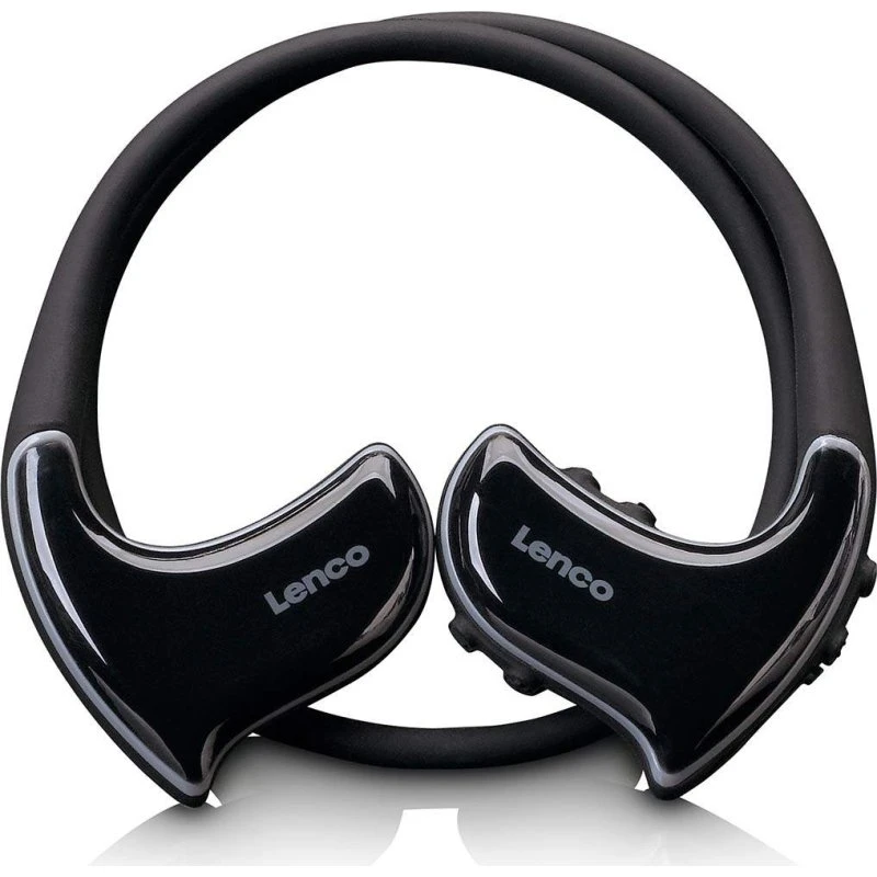 Lenco BTX-750 Bluetooth Hovedtelefon, Sort, IPX4, Trådløs MP3-afspiller