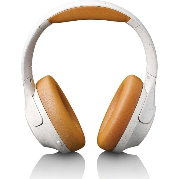 Lenco HPB-830GY Trådløse Bluetooth-hovedtelefoner med ANC, Grå/Hvid