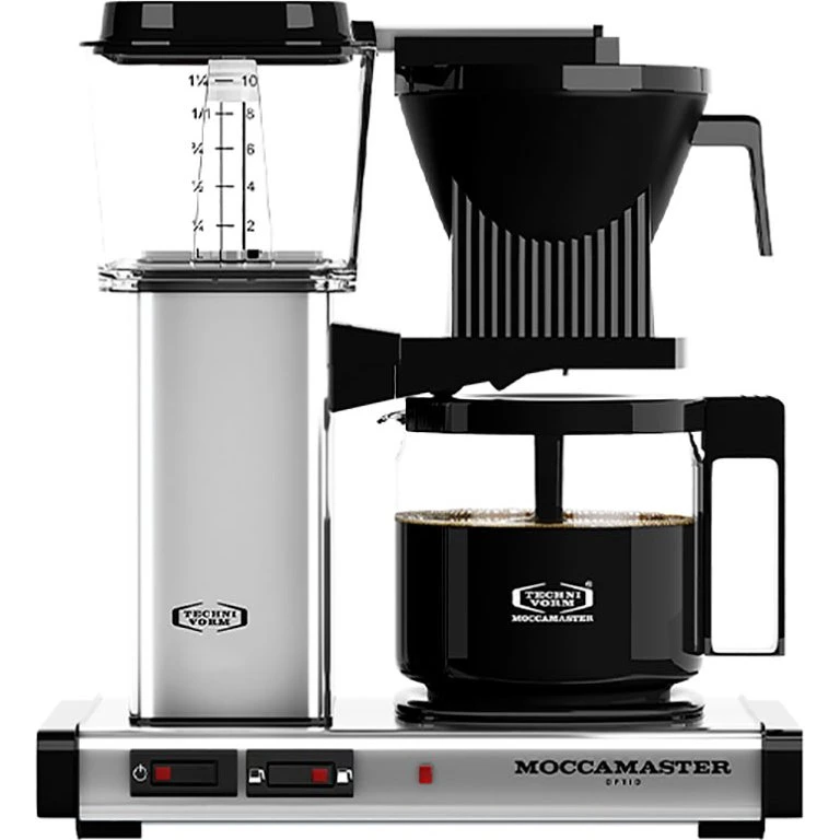 Moccamaster Optio 1,25L Poleret Sølv