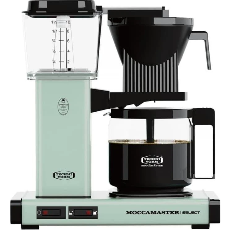 Moccamaster KBG Select Kaffemaskine, Pastelgrøn, 1,25 l