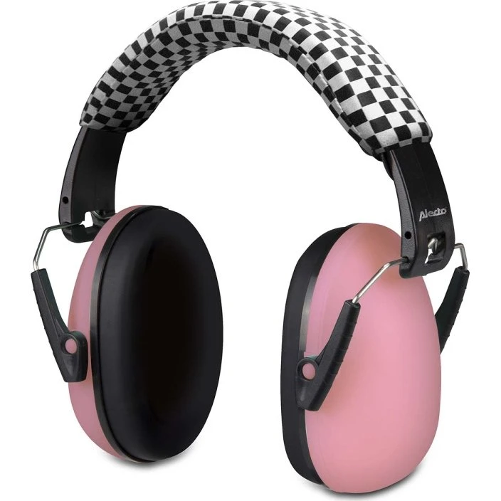 Alecto BV-71RE Høreværn til babyer og småbørn, Pink