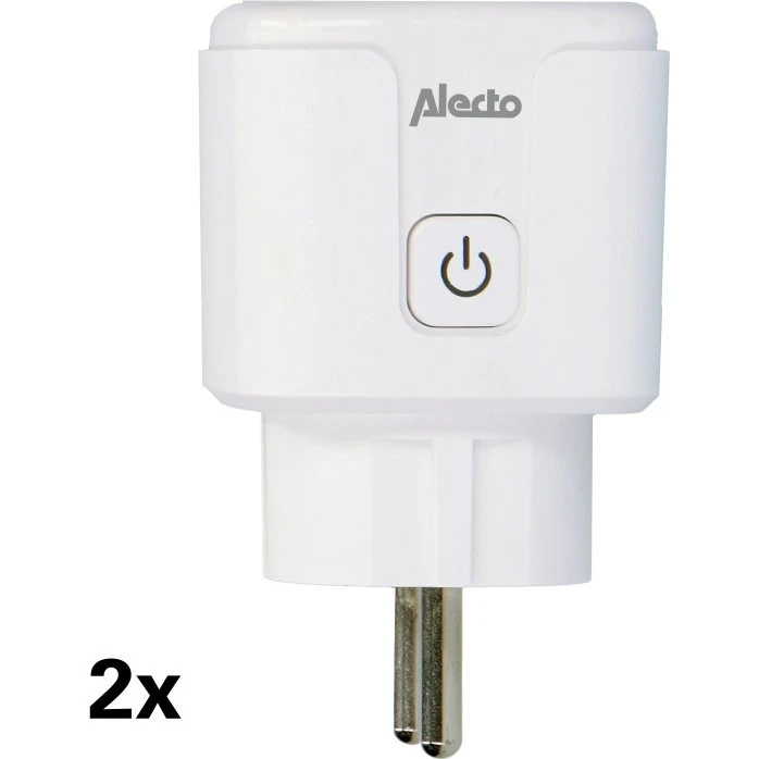 Alecto SMART-PLUG20 2-pak Smart Wi-Fi-stik 16A 3680W hvid