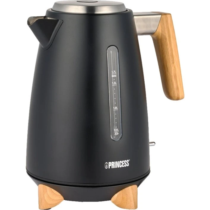 Princess Vattenkokare Bamboo 1,7L 3000W Svart