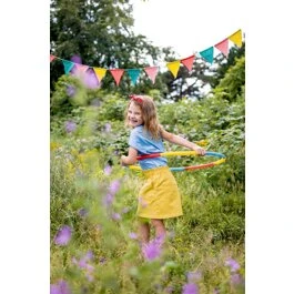 Spiegelburg Hulahopring Ø77 cm, sammenklappelig, trefarvet